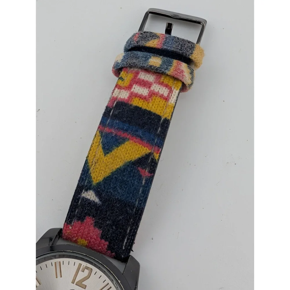Frenzy New York Watch Women 40mm Case Southwest Design Band- New Battery